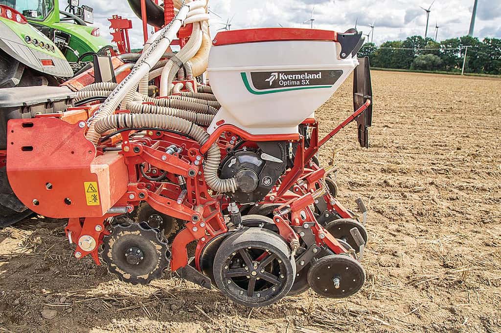 Einzelkornsägerät Kverneland Optima F: Rahmen der Möglichkeiten