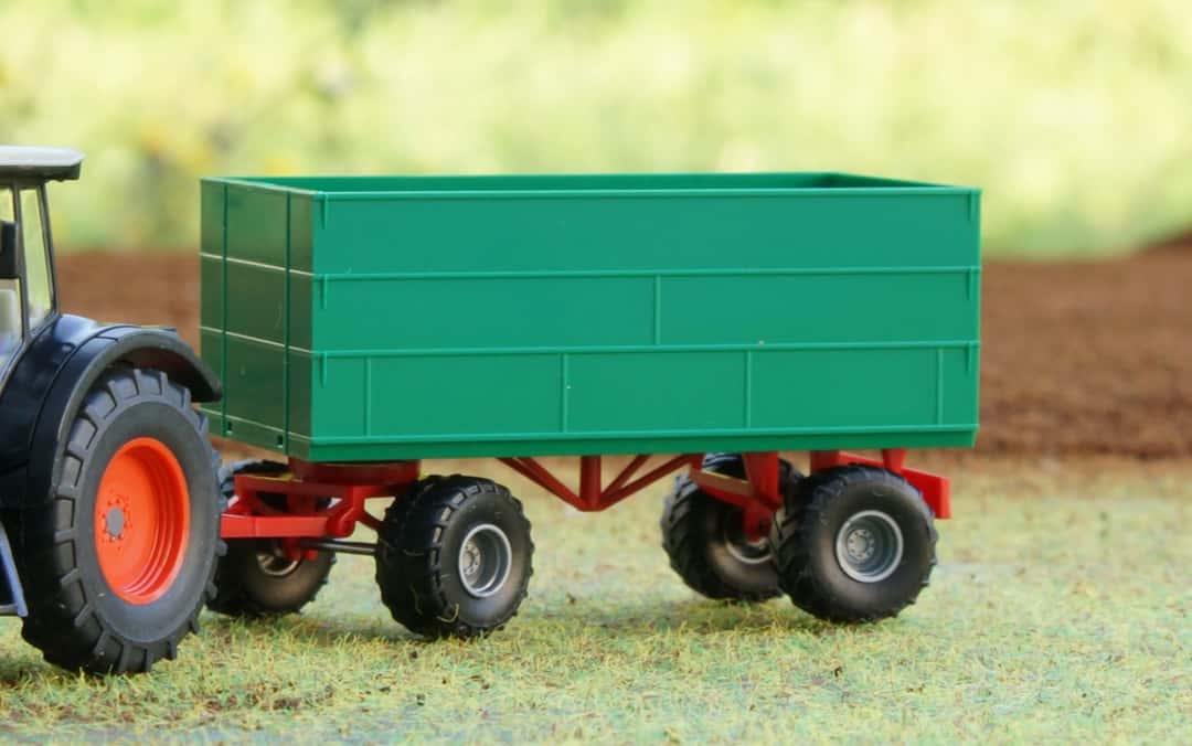 Wiking Modell Fendt Favorit Mit Anhänger - Spur N, 1:160