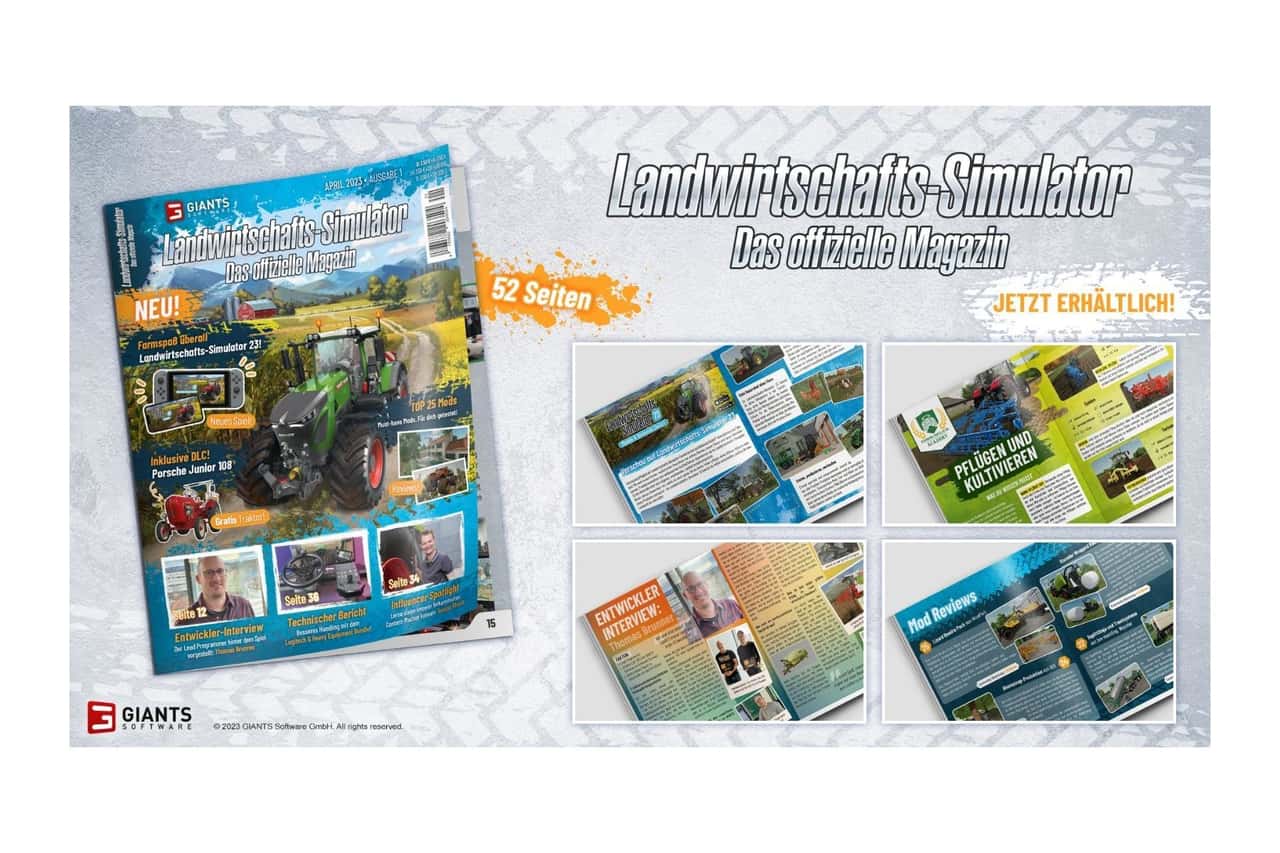 Neuerscheinung Magazin ber Landwirtschafts Simulator