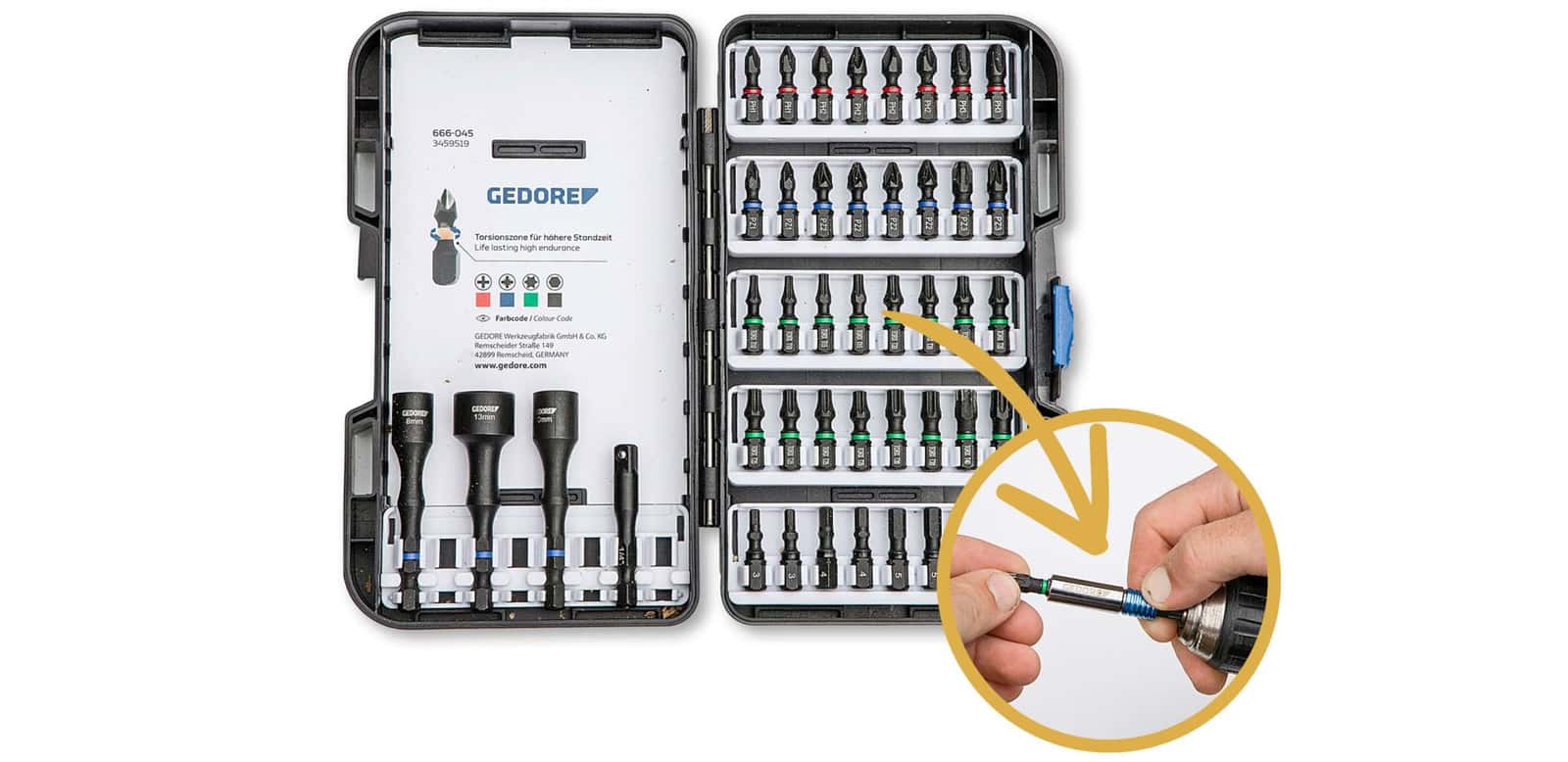Set D'embouts De Torsion 32 Pièces – Qualitatif Pour Pro, Compatible Ph, Pz, Tx, In – 666-032
